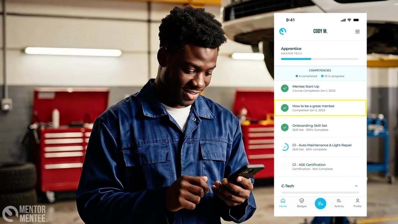 Mentor Mentee: A Tech Proficiency Platform for Service Teams