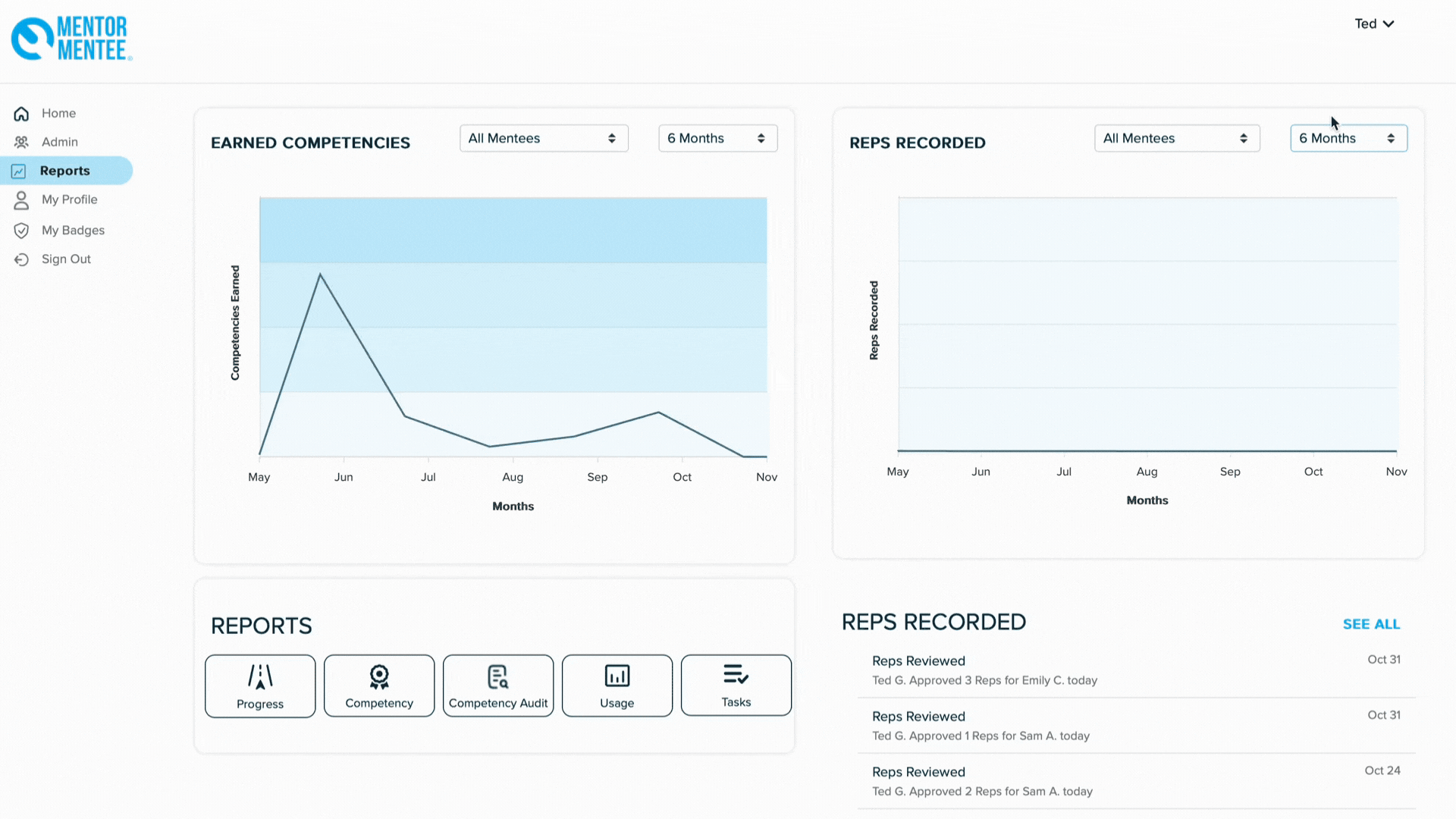 Mentor Mentee Reporting